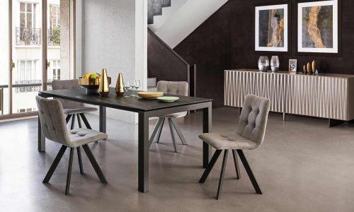 Chaise en tissu GANDIA 1