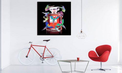 Tableau FLACON COLIBRI 1
