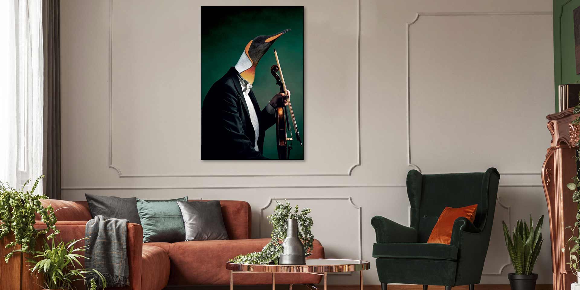 Tableau MYSTIC PINGOUIN slider image n°1