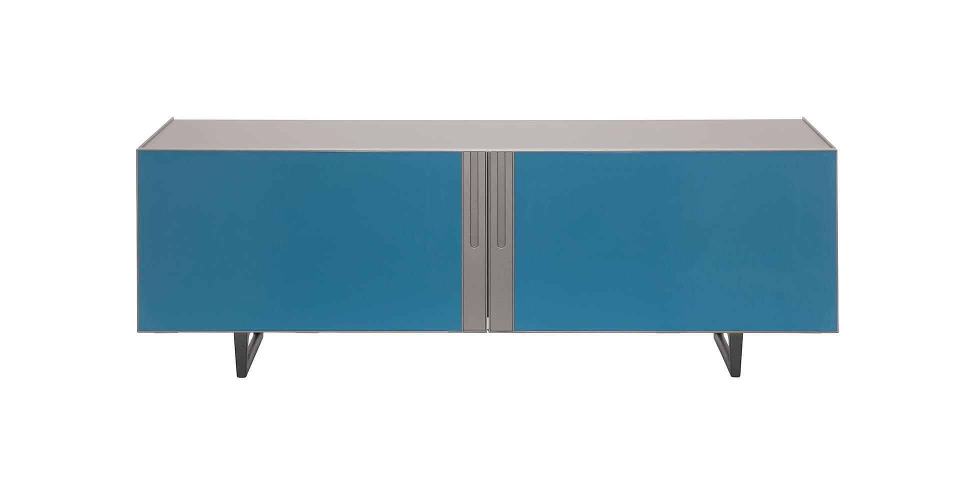 meuble tv bleu petrole