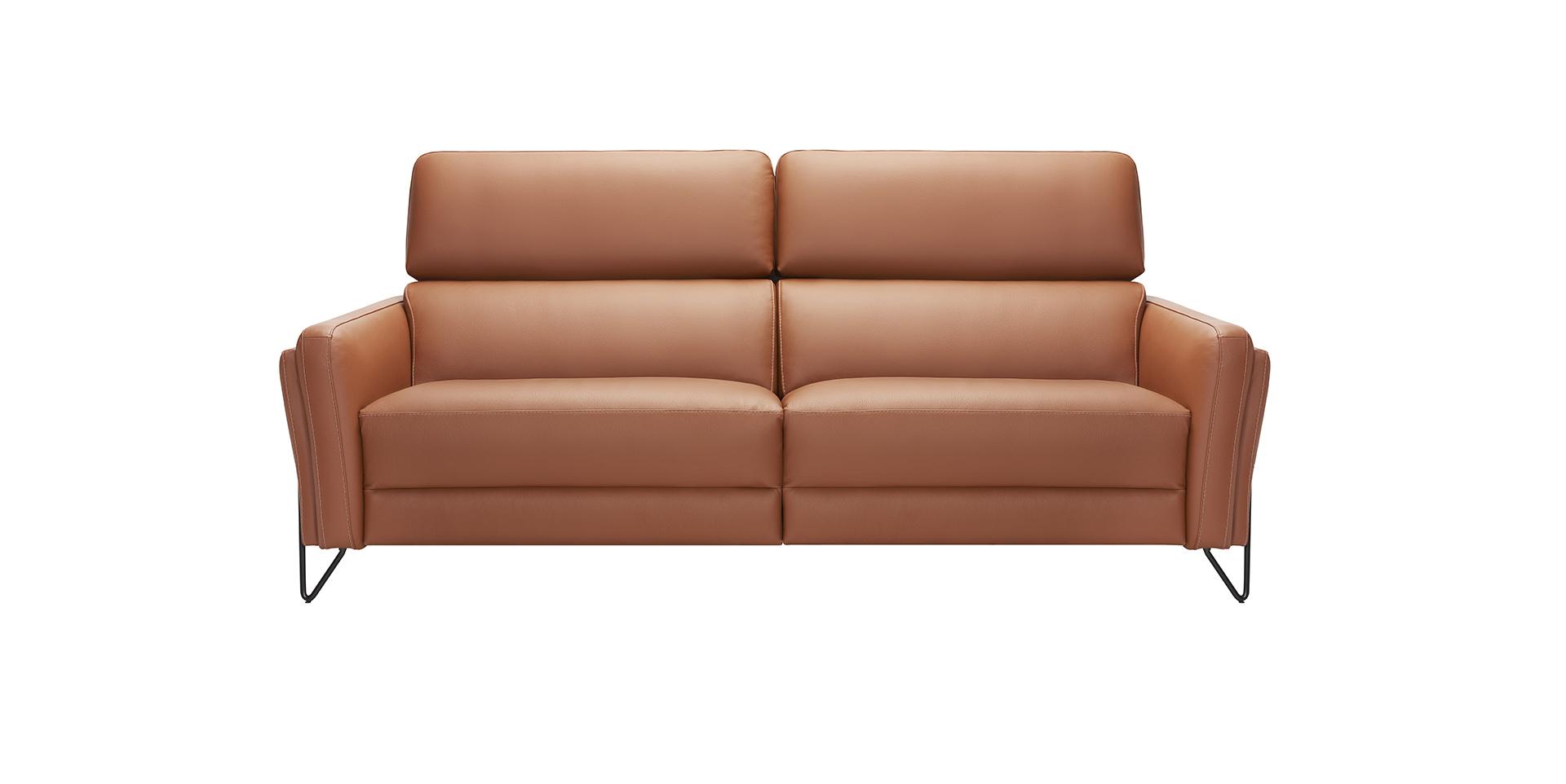 canape cuir marron clair