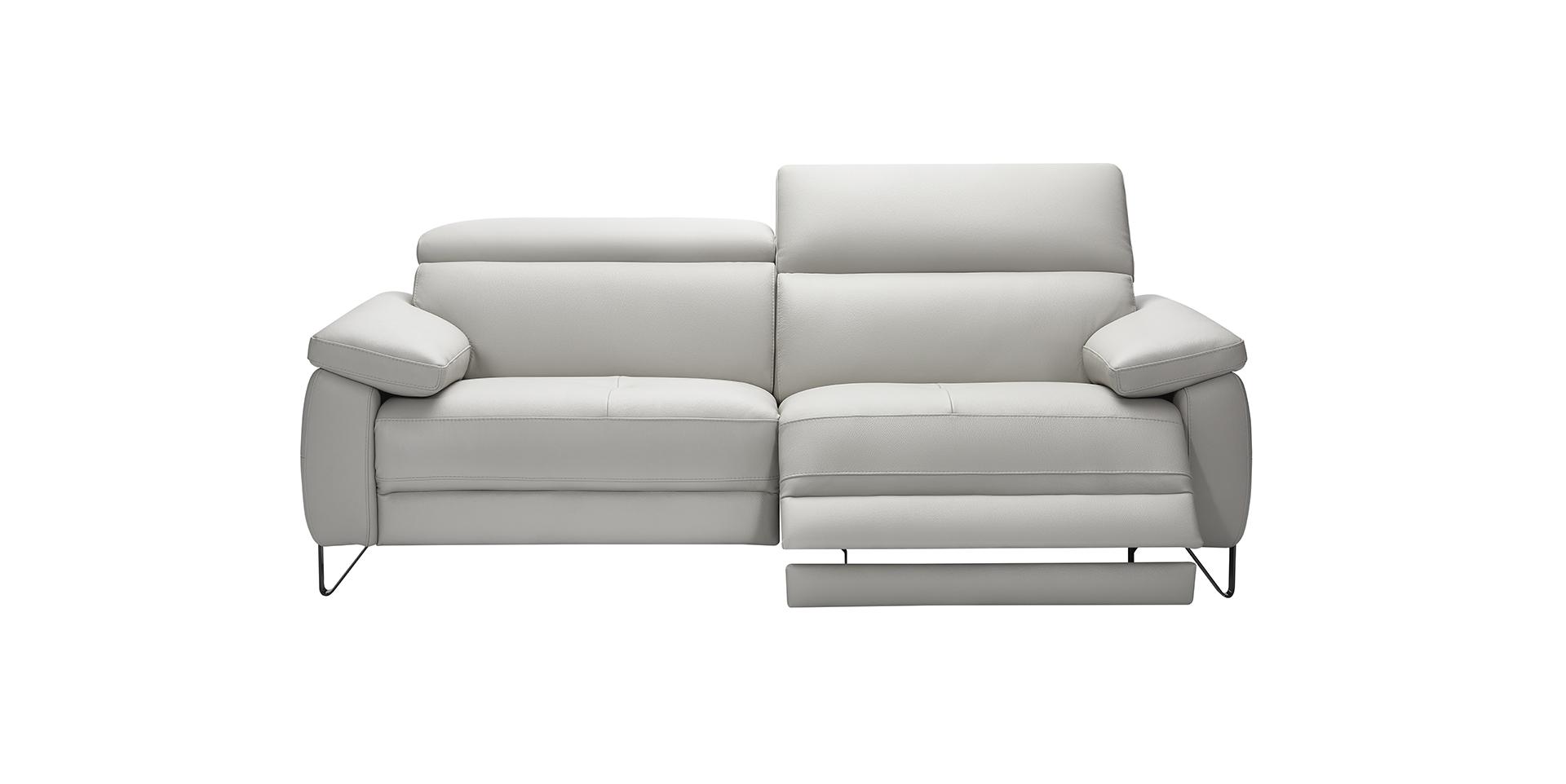 canape relax cuir blanc
