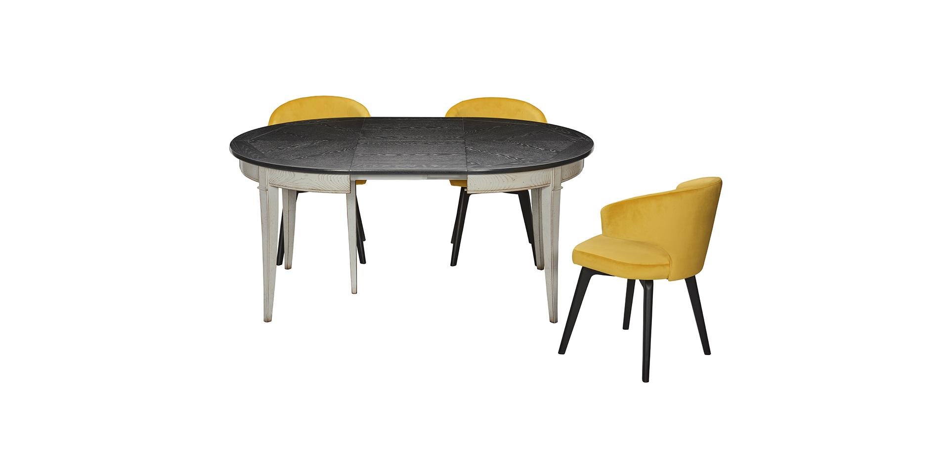 Chaise en tissu WING slider image n°3