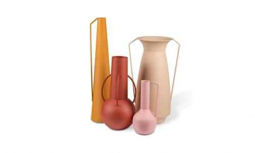 ROMAN SET 4 VASES