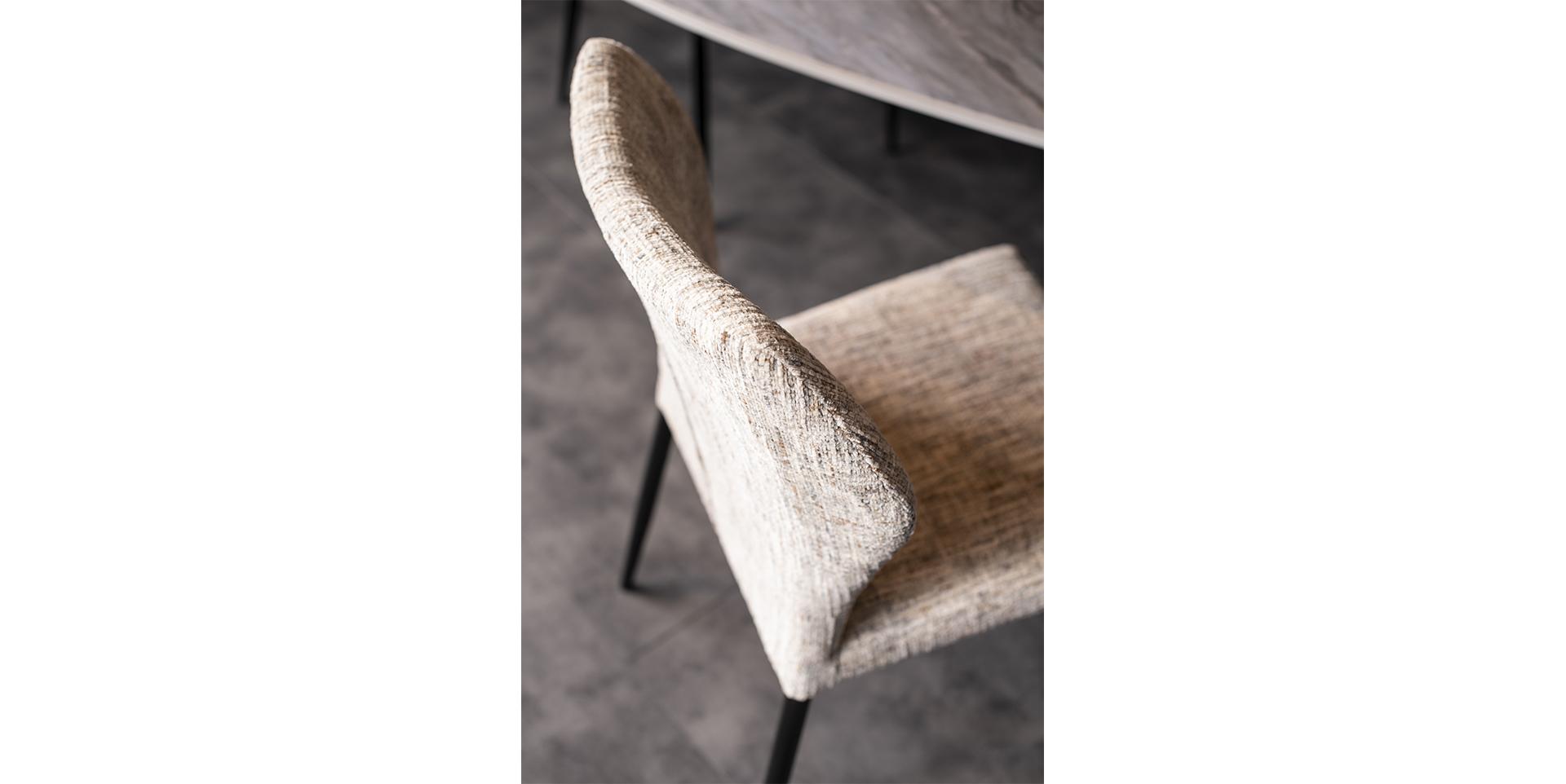 Chaise en tissu ANGLE slider image n°5