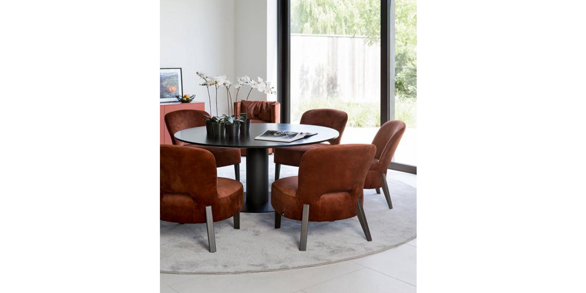 Fauteuil en tissu MOON slider image n°1