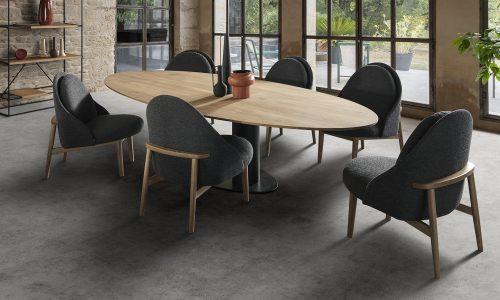 Fauteuil en tissu TOYA 1
