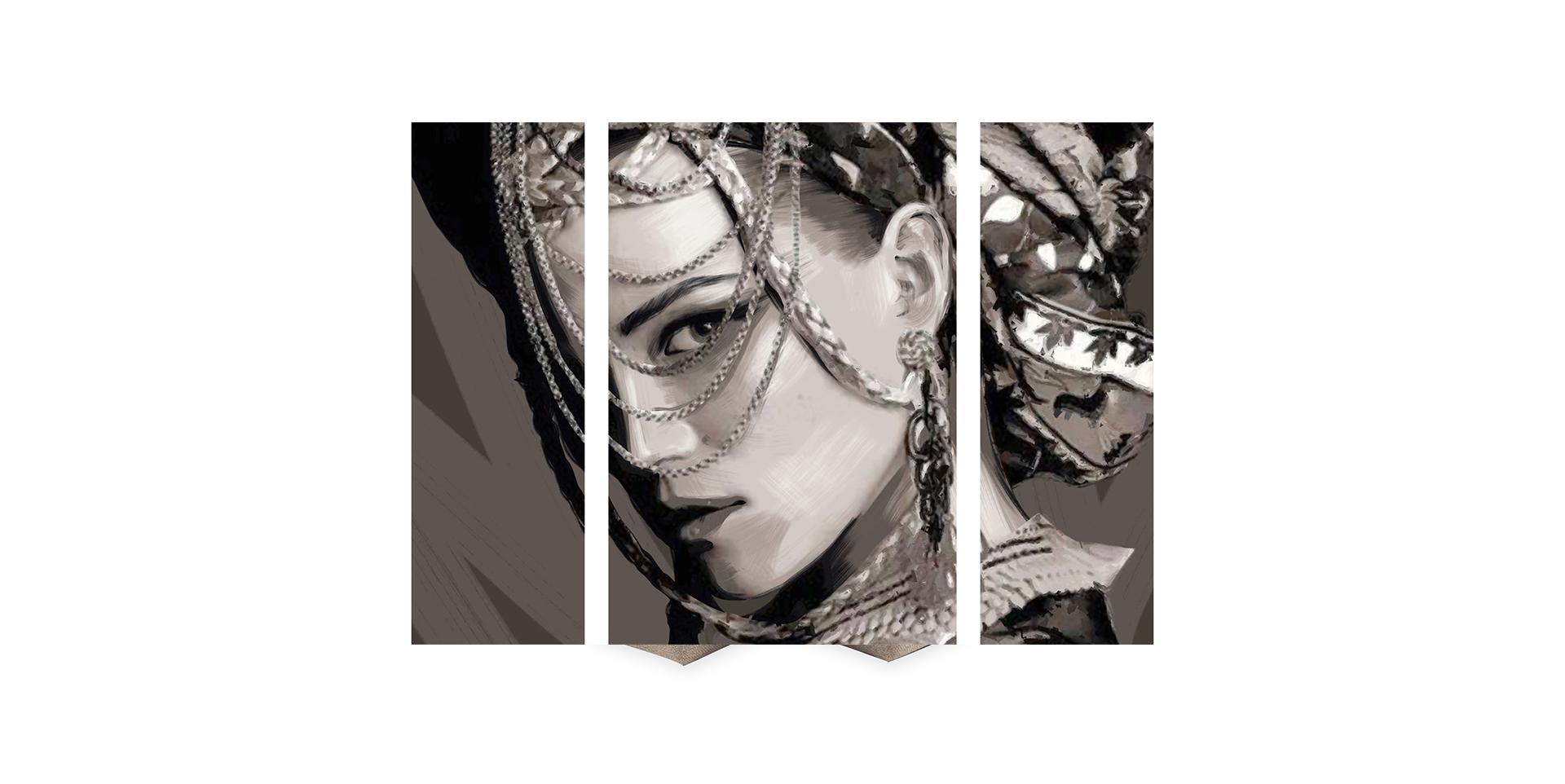 Tableau FACE TO FACE n°2 slider image n°1