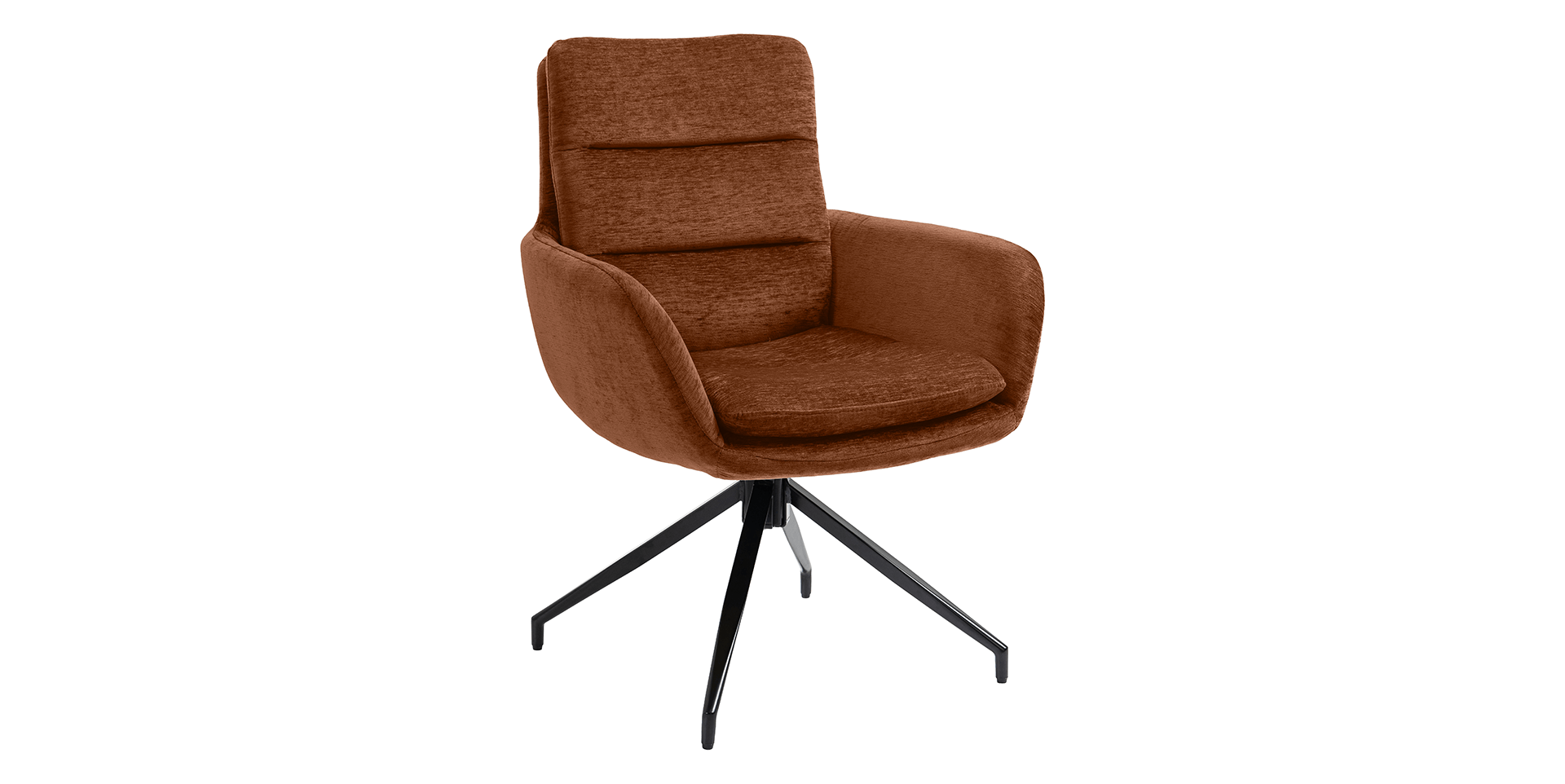 Fauteuil en tissu pivotant COLE slider image n°2