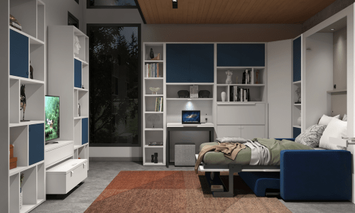 Lit escamotable vertical avec banquette SMART 1