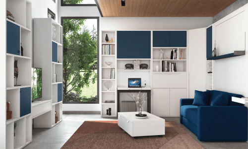Lit escamotable vertical avec banquette SMART