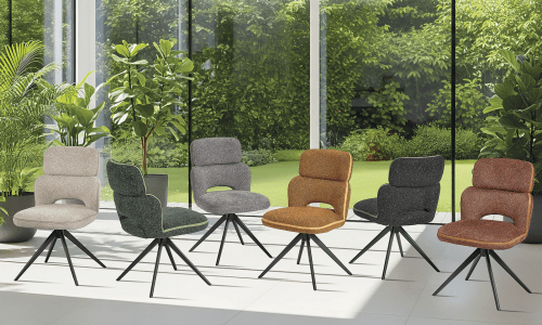 Chaise en tissu CELIA 1